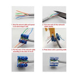 Priza TV + Internet RJ45, Cat6, Rama sticla securizata, Classlights, Alb