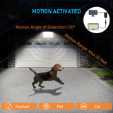 Proiector LED Solar 40W cu Senzor de Miscare si IP65 ClassLights, 204 Led-uri