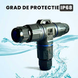 Conector Electric Impermeabil IP68 pentru 3 Cabluri - 4 poli, ElectroAZ