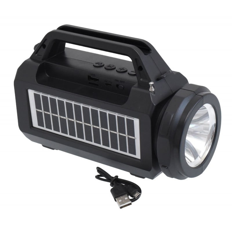 Radio FM cu Lanterna si Panou Solar SY-979