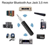 Receptor Audio Bluetooth Aux Jack 3,5 mm