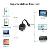Chrome Cast Receptor Wireless TV - HDMI Media Player Mira-Screen