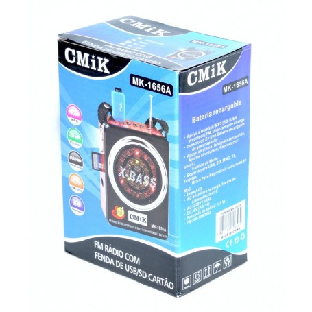 Radio FM, USB, AUX, Card SD, MK-1656