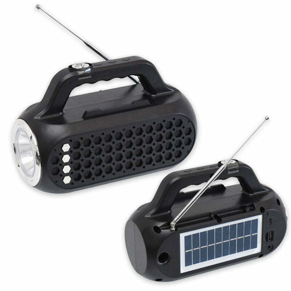 Radio FM cu Lanterna si Panou Solar EP-516