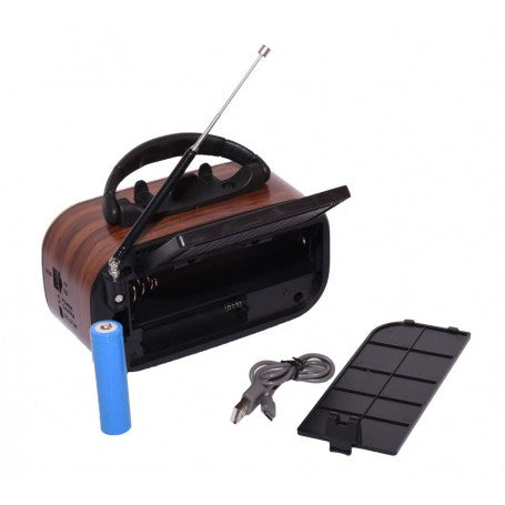 Radio Retro Solar, Wireless, RX-BT628S