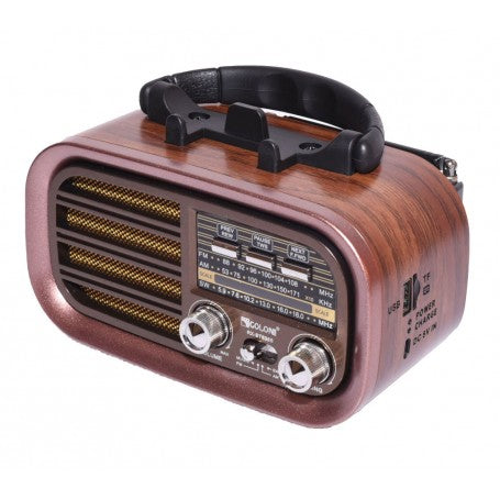 Radio Retro Solar, Wireless, RX-BT638S