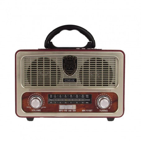 Radio Retro cu Bluetooth, USB, Portabil