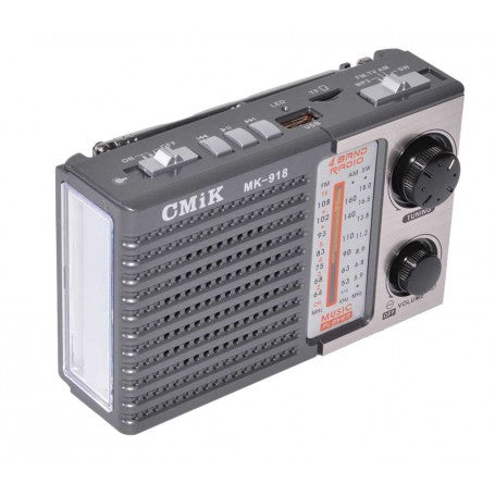 Radio cu Lanterna, USB, Card TF, MK-918