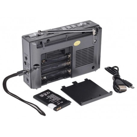 Radio cu Lanterna, USB, Card TF, MK-918