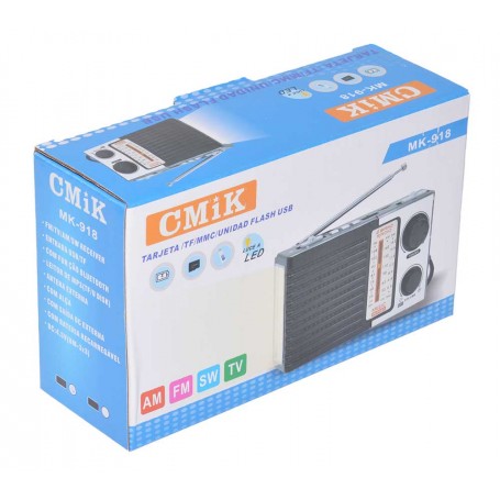 Radio cu Lanterna, USB, Card TF, MK-918