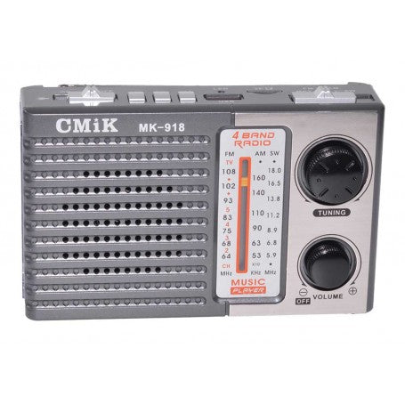 Radio cu Lanterna, USB, Card TF, MK-918