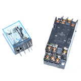 Releu 24V-AC, Electromagnetic, 11 Pini, Cu soclu