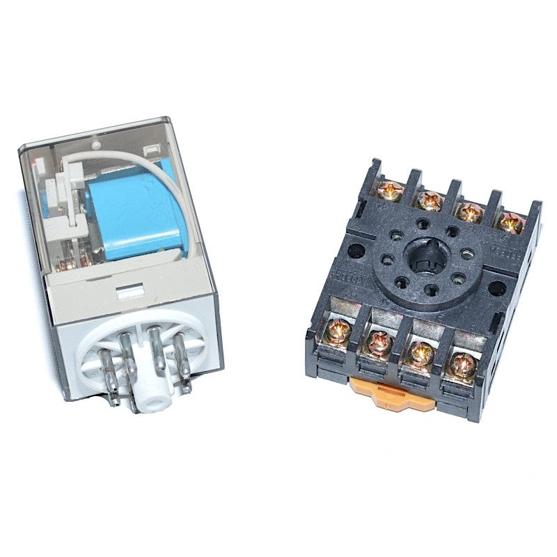 Releu Industrial 24V ? DC / 8P, Cu Soclu, 8 Pini