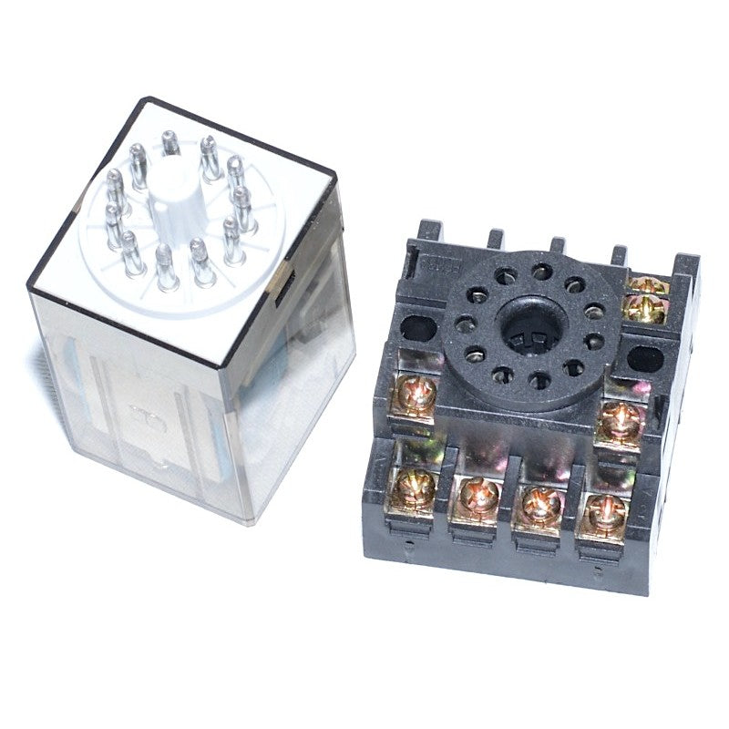 Releu Industrial 24V - DC / 11P, Cu Soclu, 11 Pini