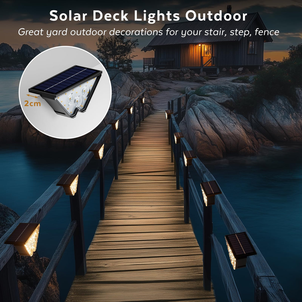 Set 6 Lampi Solare LED Triunghiulare, Lumina Alba, Exterior, Protectie IP65