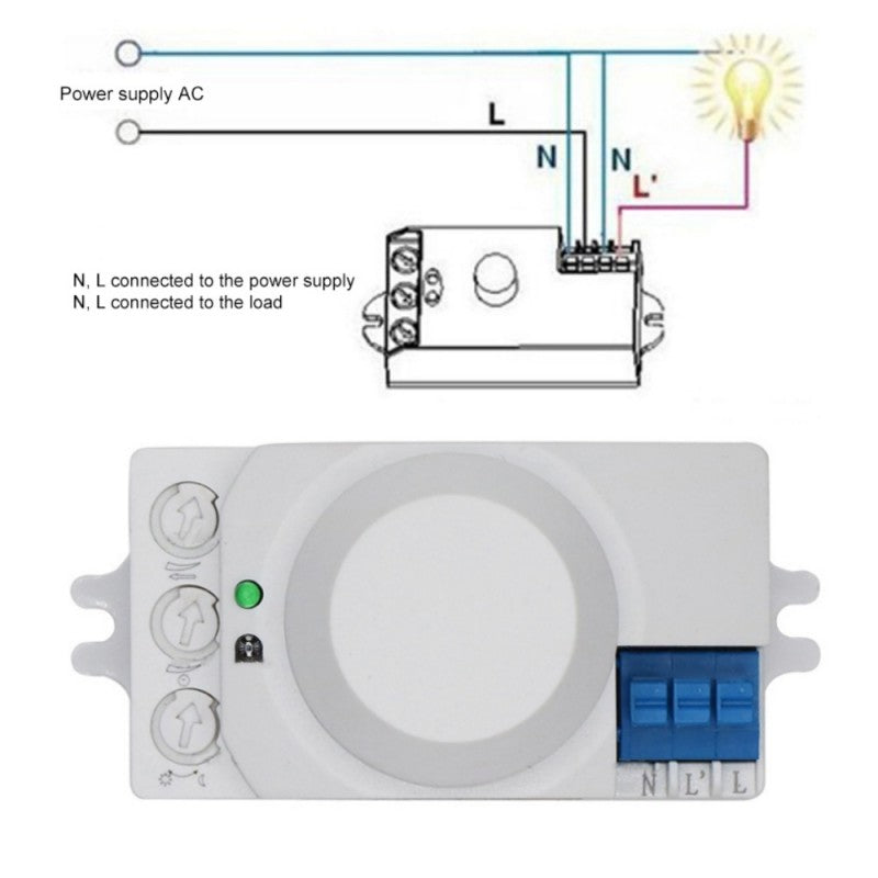 Senzor de Mișcare cu Microunde 360˚ - 1200W