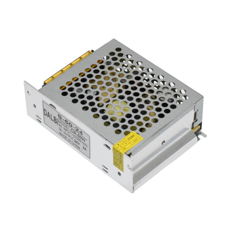 Sursa de Alimentare Slim, Carcasa Metalica, 220V-24V/50W-2A
