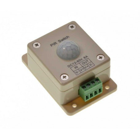 Senzor PIR 12V-60V / 8A cu Raza de 140˚