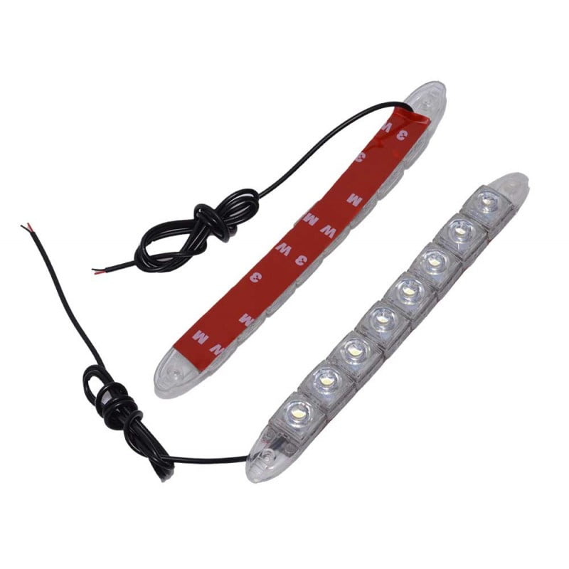 Set Lumini Auto Led DRL, Flexibile, Universale, 2 X 18 , 12V – 6W