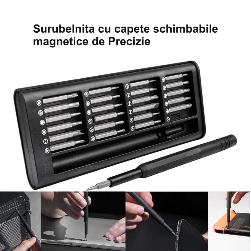 Set Surubelnita de Precizie cu Biti 24 in 1