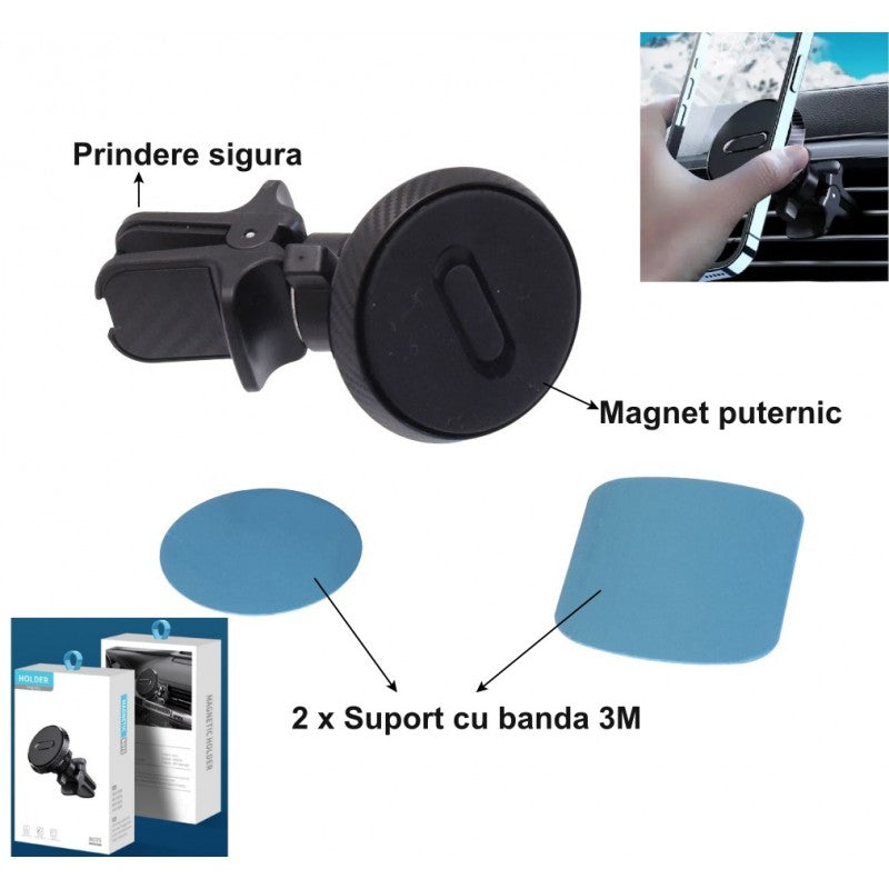 Suport Auto de Telefon cu Magnet pentru grila