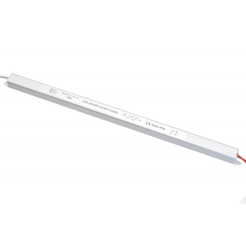 Sursa de Alimentare, Ultra Slim, Interior, 12V, 72W, 6A