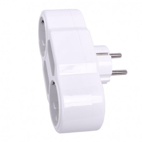 Triplu Stecher Schuko Ceramica 2P+2P EURO