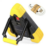 Triunghi Auto de Avertizare cu Lumina, Acumulator + Incarcare Solara