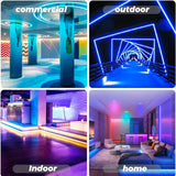 Banda LED RGB, 120LED/m,Exterior IP65, Rola 5 metri, ElectroAZ