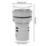 Indicator Digital Voltmetru, 250V/AC, 20-500V, Protectie IP65, Verde