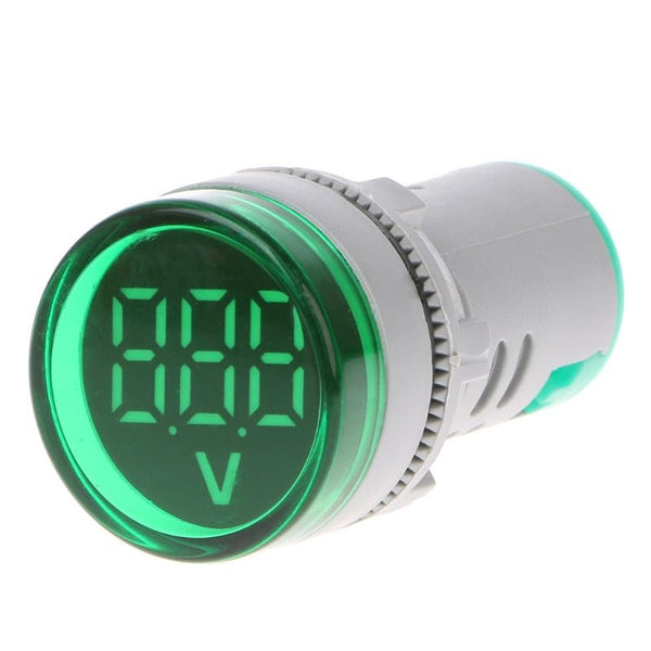 Indicator Digital Voltmetru, 250V/AC, 20-500V, Protectie IP65, Verde