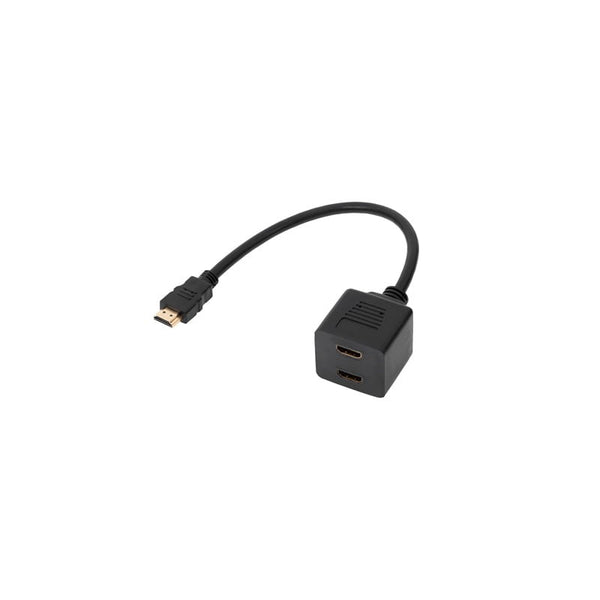 Adaptor HDMI Tata - 2 HDMI Mama cu Cablu