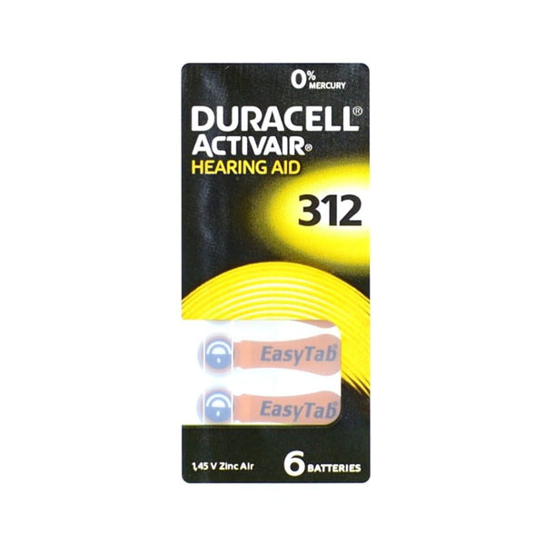 Baterii Auditive Duracell PR312 6 Buc