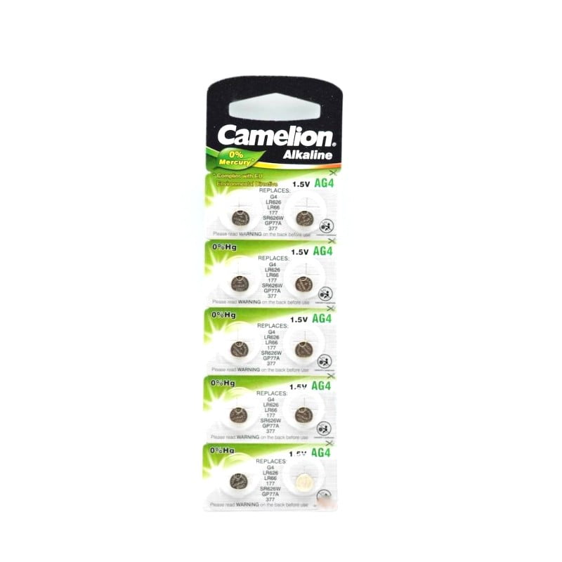 Baterii Alcaline AG4 Camelion 10 Buc