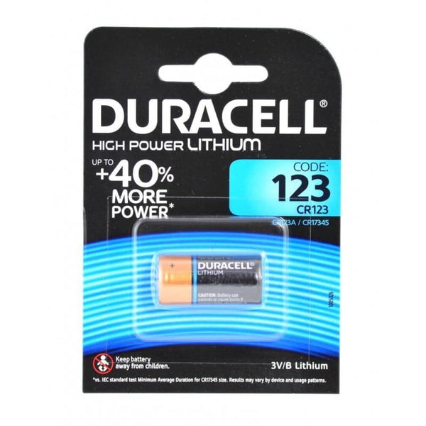 Baterie Duracell CR123 Lithium 3V