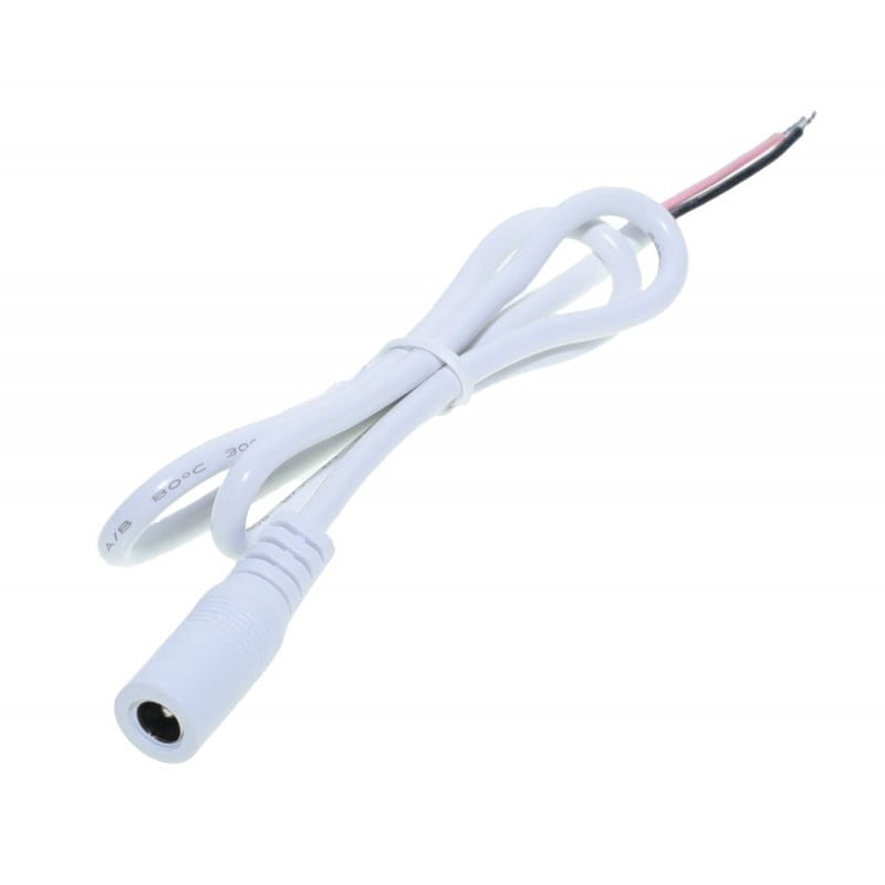 Cablu Alb DC 2,1mm, Set Mama-Tata
