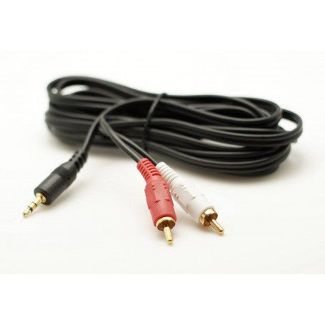 Cablu Audio Jack 3,5mm Tata - 2 Rca Tata, 10m