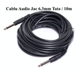 Cablu Audio Jack 6,3MM Tata - Tata, 10M