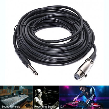 Cablu Jack 6,3mm Tata-Xlr Mama 5m