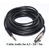 Cablu Jack 6,3mm Tata-Xlr Mama 5m