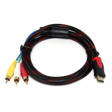 Cablu HDMI tata - 3x RCA 1,5 m