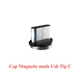 Cablu Magnetic de incarcare iPhone/Type-C/Micro-Usb, 3 Mufe incluse