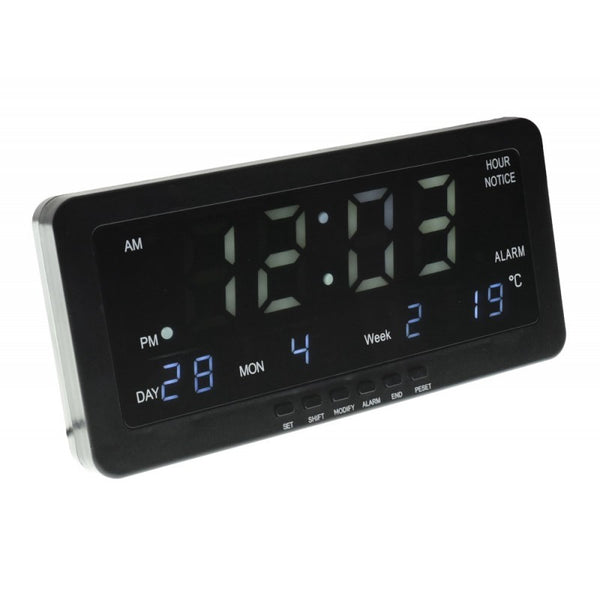 Ceas Digital, Display Led Alb, Alarma