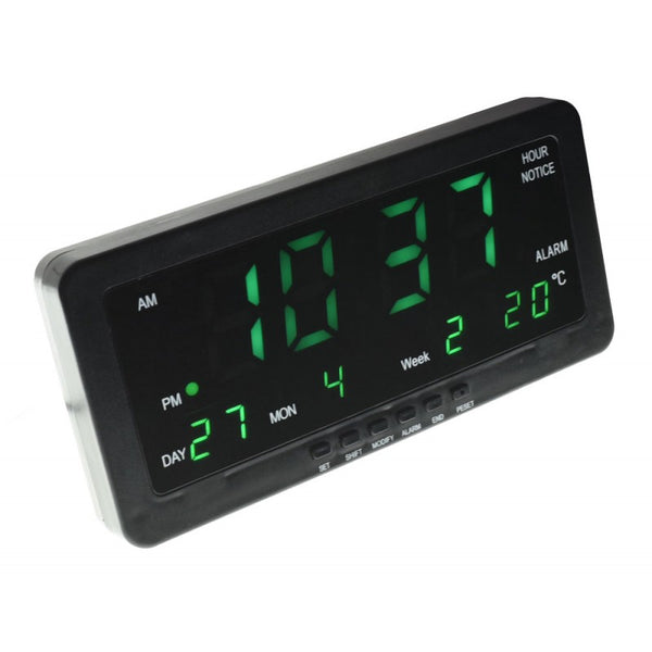 Ceas Digital, Display Led Verde, Alarma