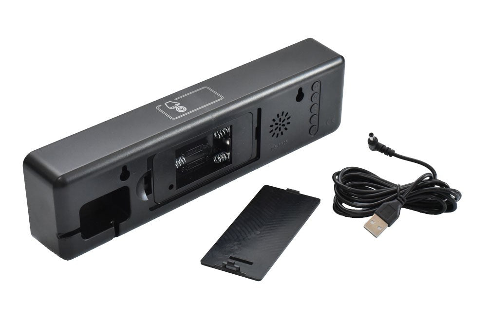 Ceas Digital DS-6625 Negru cu Led Verde