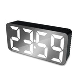 Ceas Digital Oglinda, LED Alb, Alarma