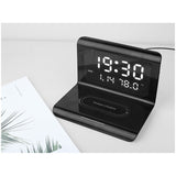 Ceas Negru Incarcare Wireless si Data
