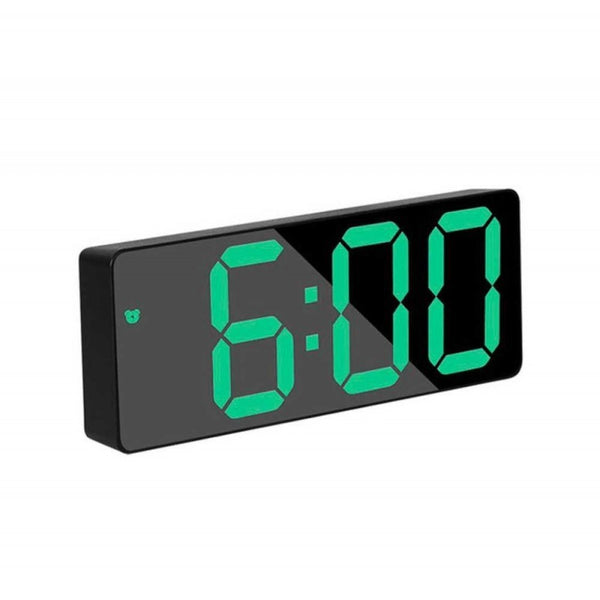 Ceas Digital Oglinda, LED Verde, Alarma