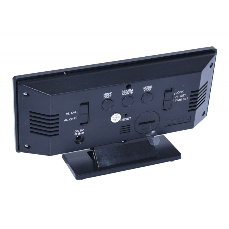 Ceas de Camera Modern cu Led Alb, Alarma