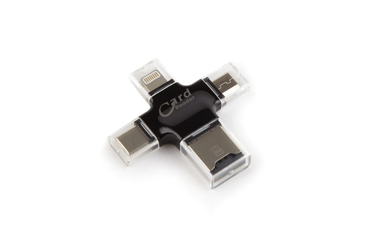 Cititor Card 4-1 , Iphone -Android ,Usb C , Micro Sd Card , Micro Usb,Otg